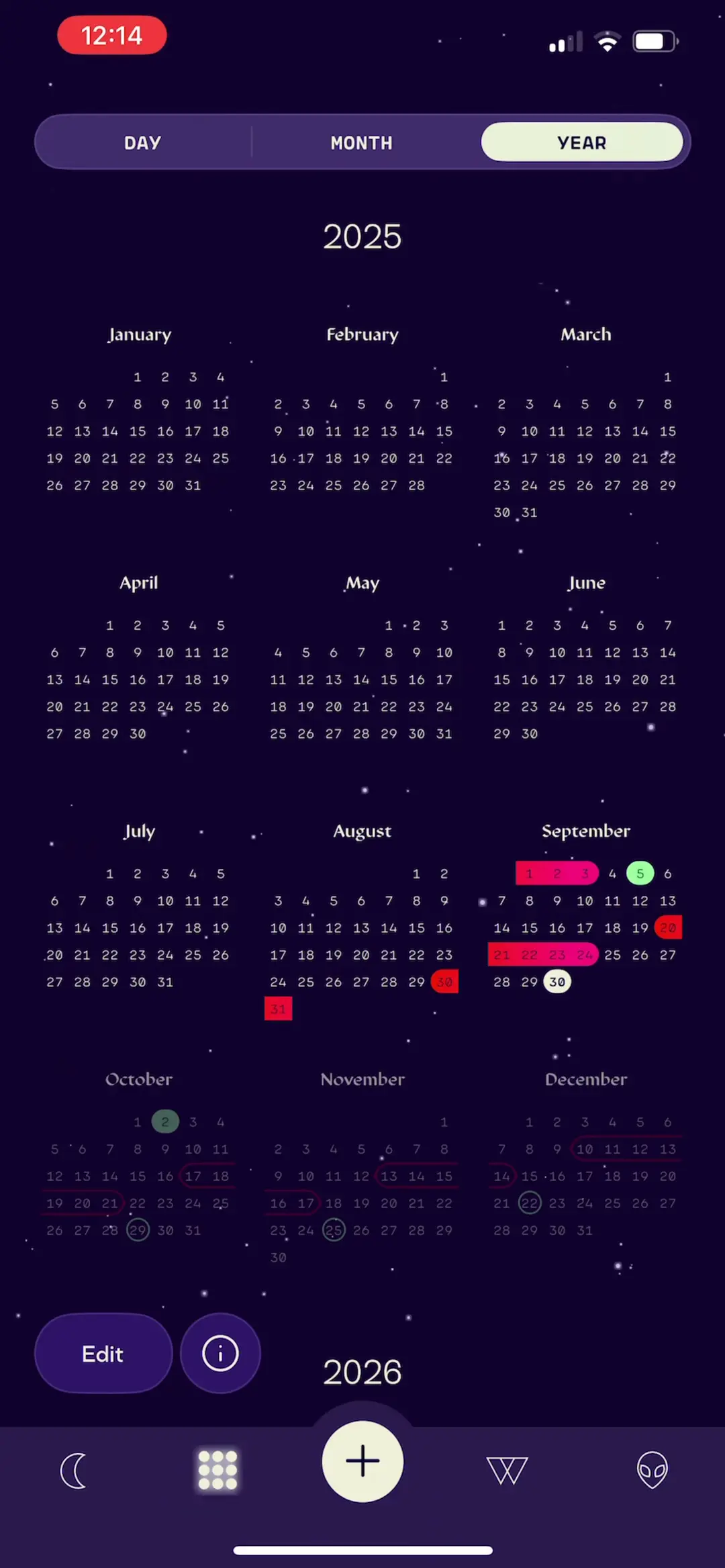 周期主页、日历与经期 / 体温编辑 第 106 屏